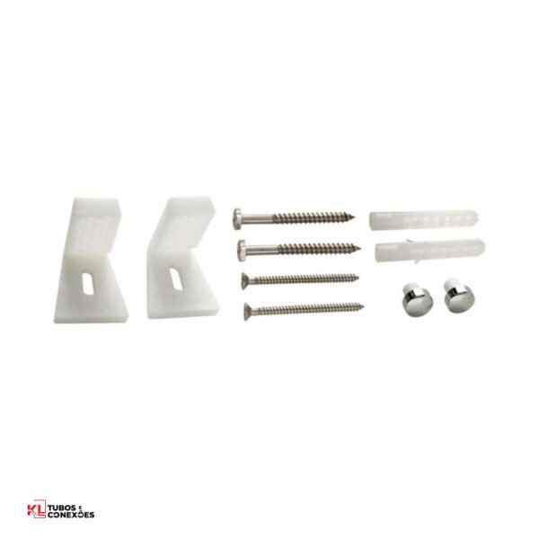 DELA - KIT PARAFUSO FIXADOR P VASO SANITARIO LATERAL