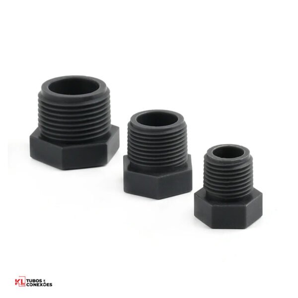 POLIERG - PLUG PP ROSCAVEL PRETO 3/4