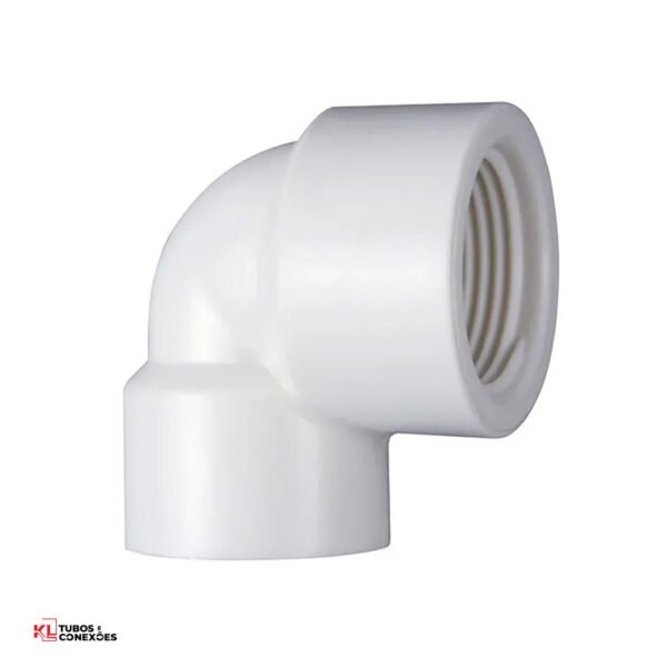 POLIERG - JOELHO PVC C/ANEL REFORCO BRANCO 3/4