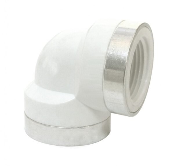 POLIERG - JOELHO PP BRANCO ROSCAVEL 3/4