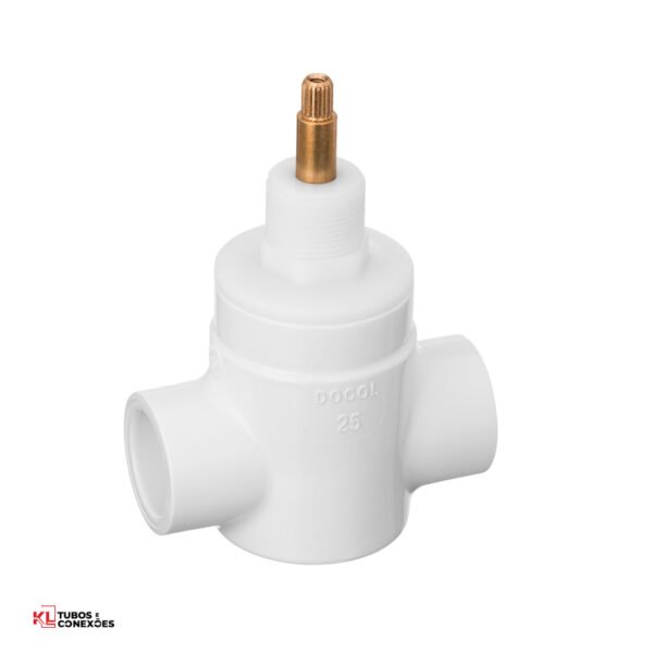 DOCOL - REGISTRO GAVETA BASETEC PVC CERAMICO 1/4 VOLTA - 25 MM