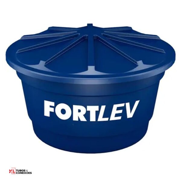 - CAIXA D'AGUA PVC 100 A 500 L - AZUL C/ TAMPA FORTLEV