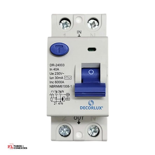 DISPOSITIVO DR BIPOLAR 40A 30MA DECORLUX
