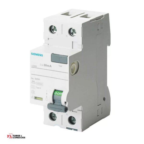 DISPOSITIVO DR 25A A 30 MA DE 2 POLOS - SIEMENS