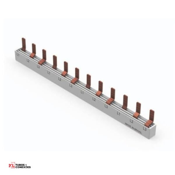BARRAMENTO ISOL TRIFASICO 54 MOD 80A 1MT - STECK