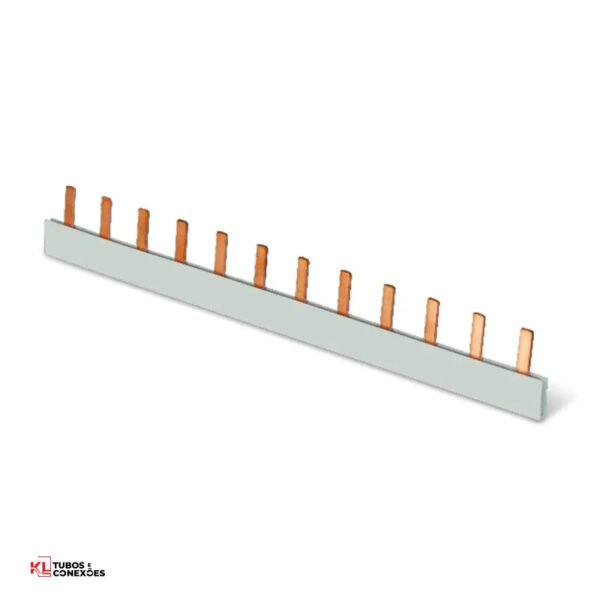 BARRAMENTO TIPO PENTE 12 PINOS MONOF DIN 80 A - STECK