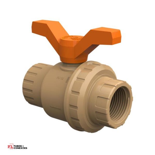 REGISTRO PVC ESFERA VS ROSCAVEL TIGRE